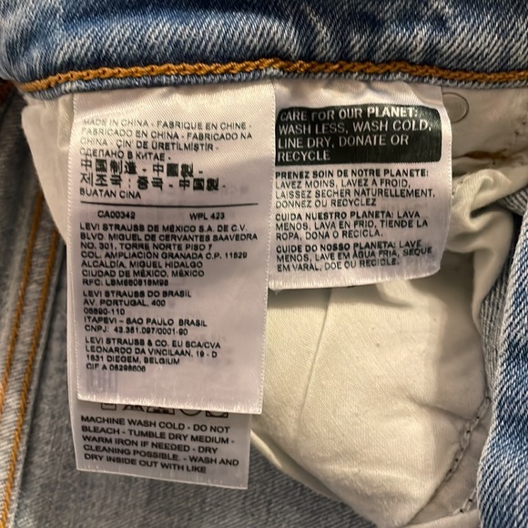 Levi’s Wedgie Straight Button Fly Size 30 x 26 - Picture 4 of 9